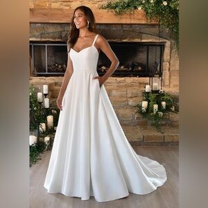 New Stella York Wedding Dress Style 7461 Size 12 in Ivory Never Worn with Tags